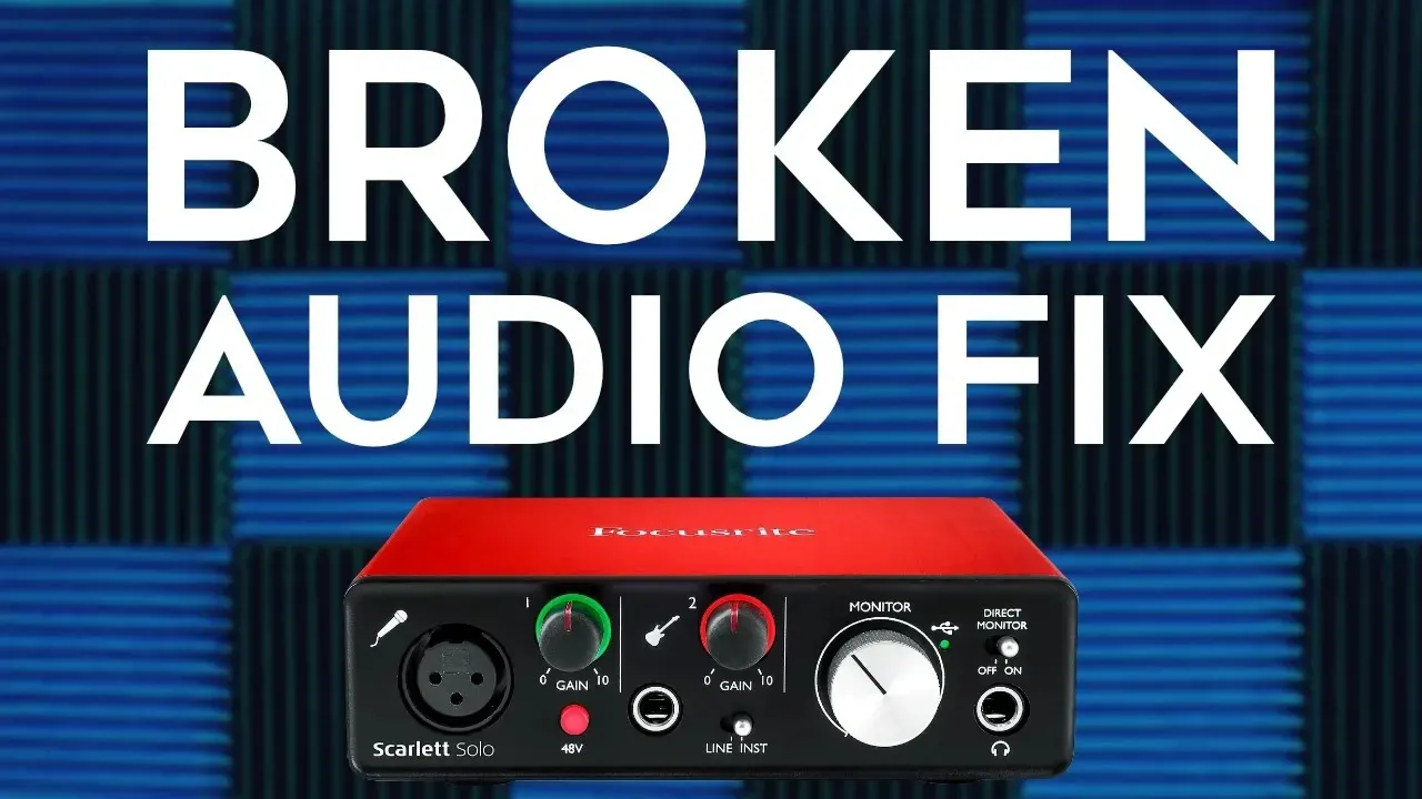 Fix Focusrite Audio (Distortion, Robot sounds & Problems) thumbnail