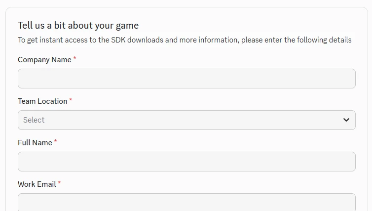 Fill out the form