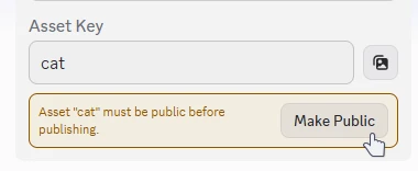 Make public