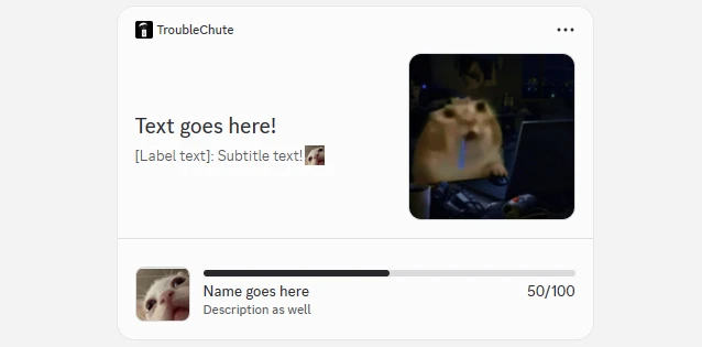 Wide progress bar