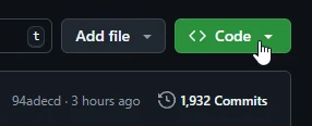 Code button