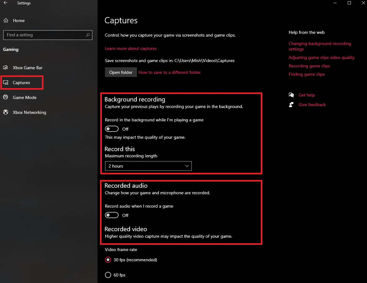 Disable XBox Overlay