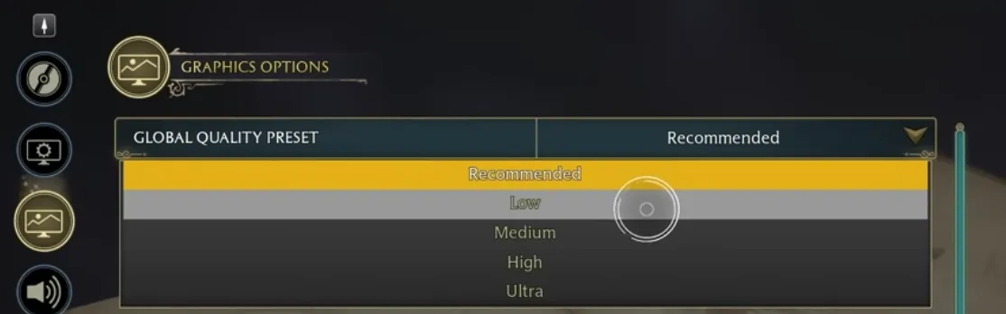 Global Quality Preset