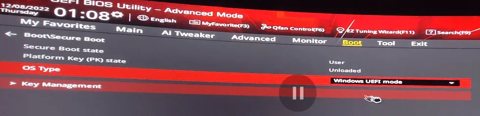 Secure Boot (Enabled)