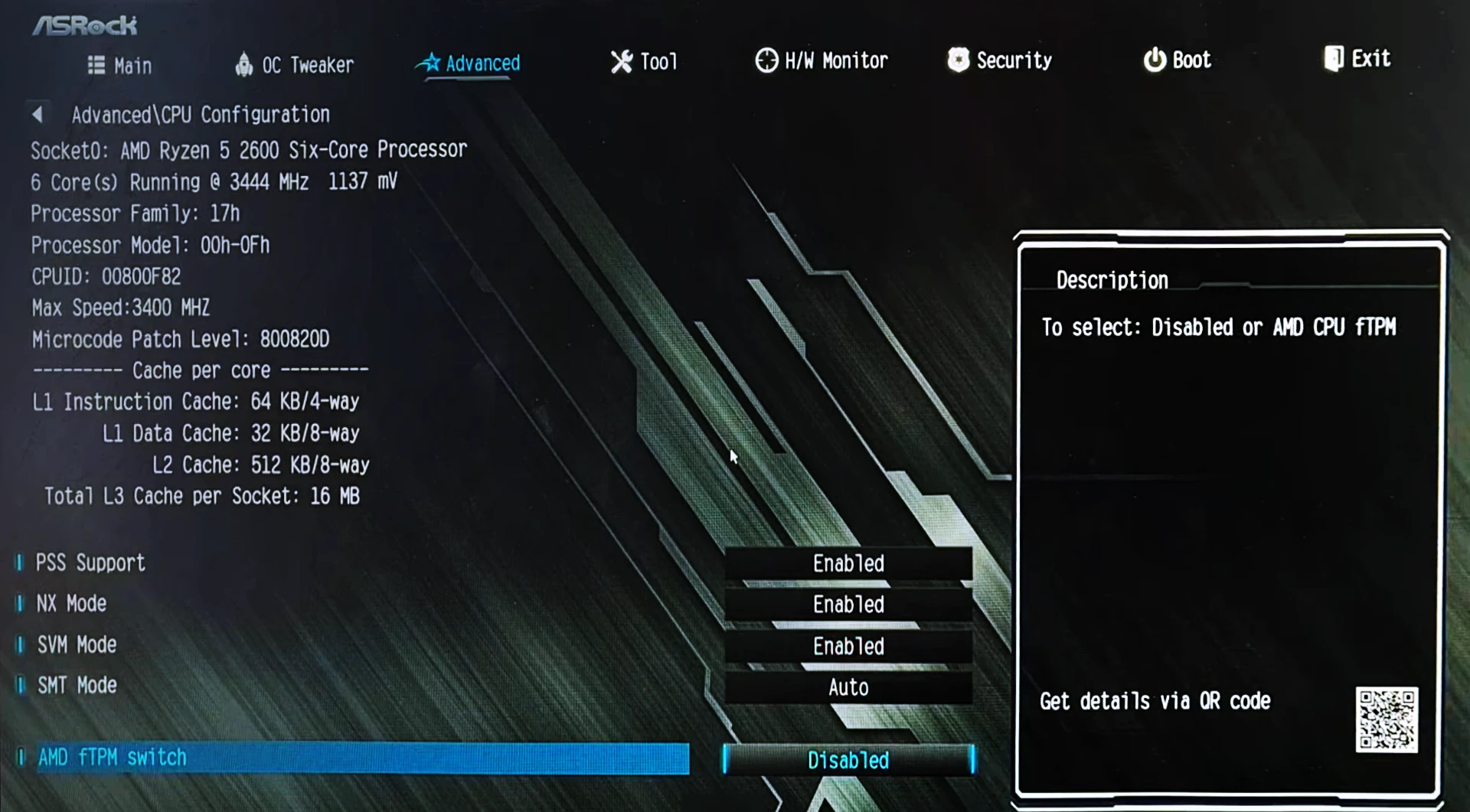 FTPM Option