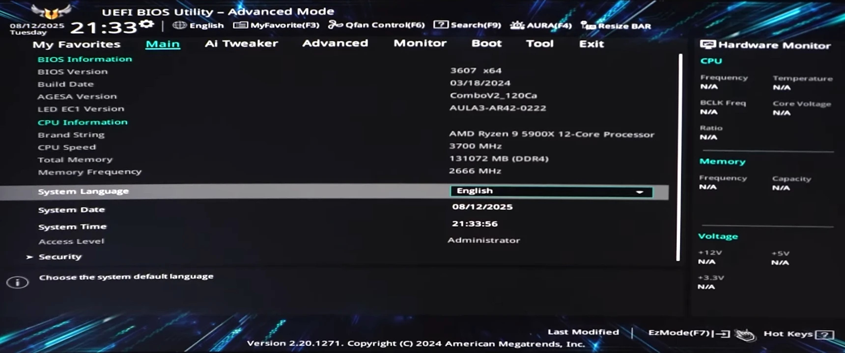 Advanced Mode