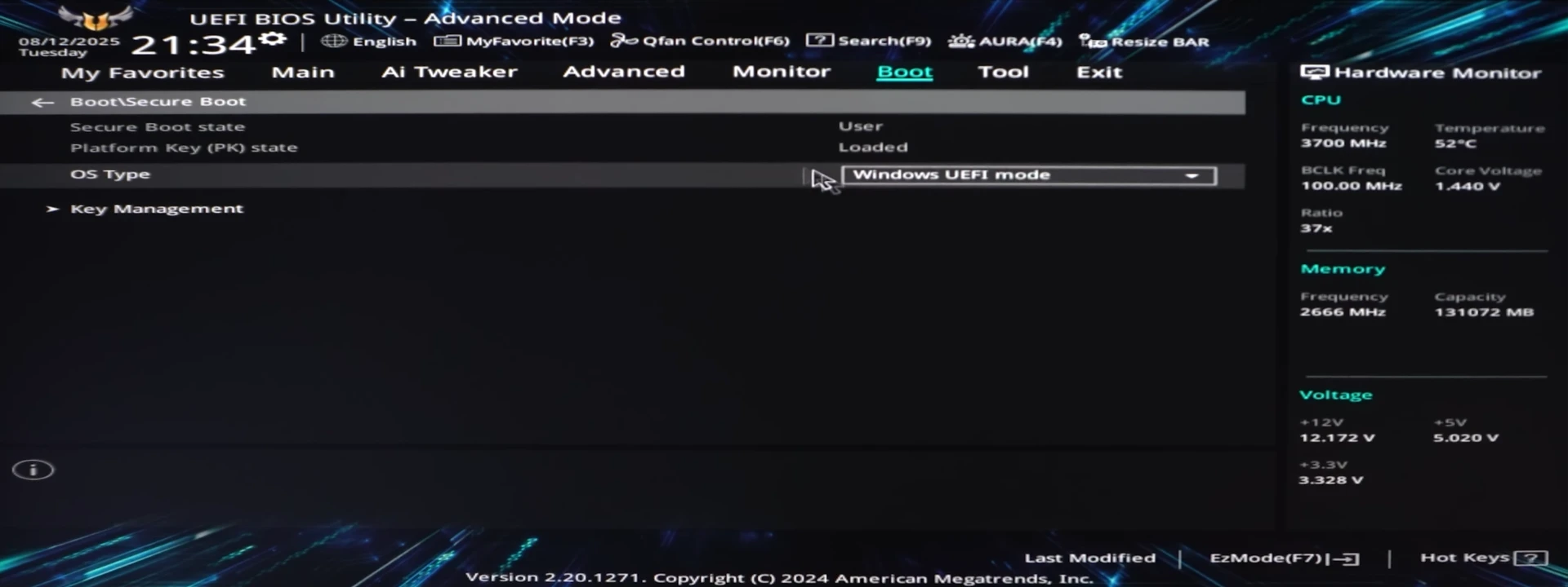Secure Boot page