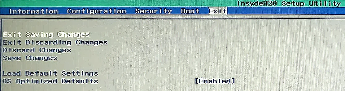 Exit page