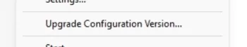 Context menu