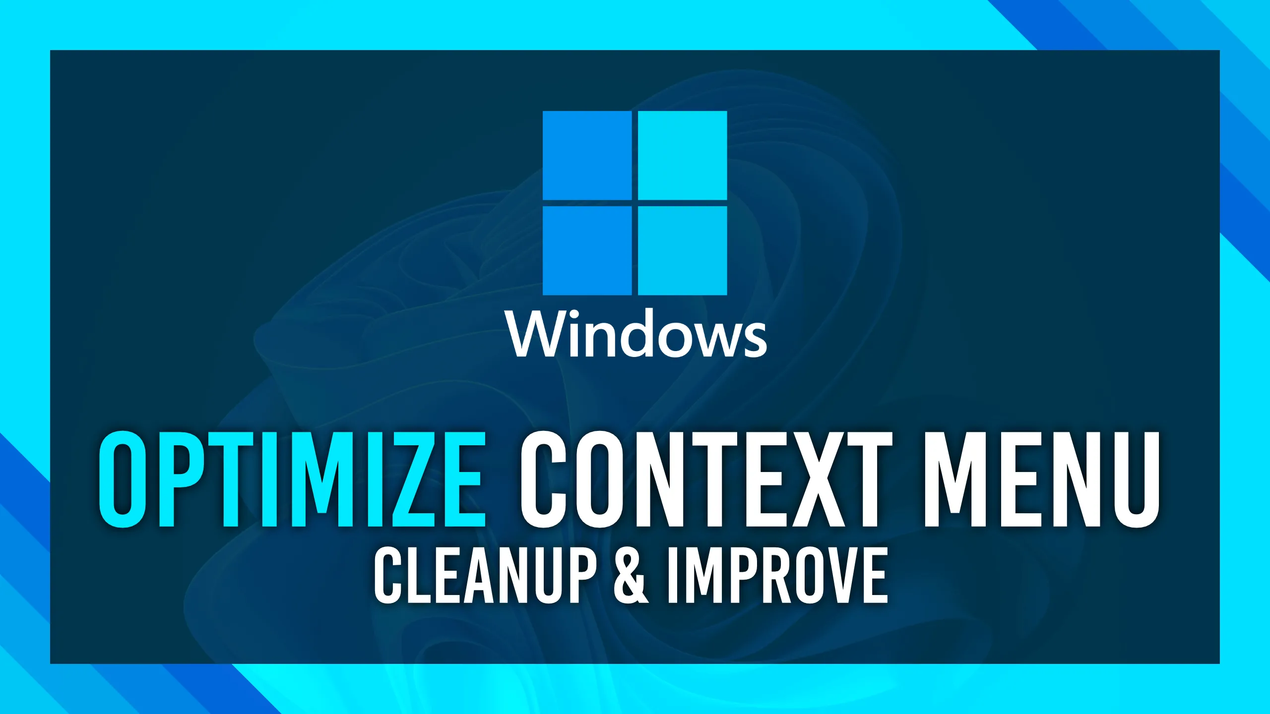 Cleaning the Context Menu up thumbnail