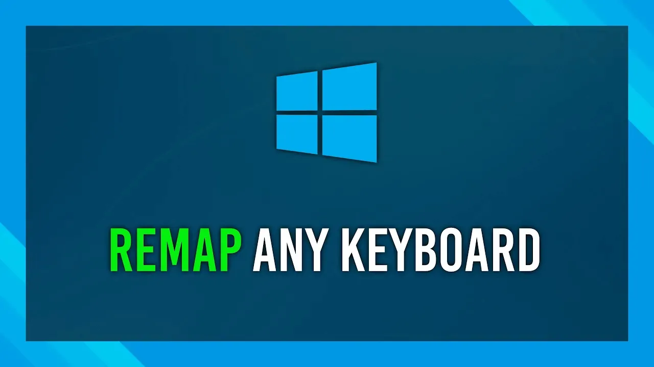 Remap keys on ANY KEYBOARD (Windows 10 / 11) thumbnail